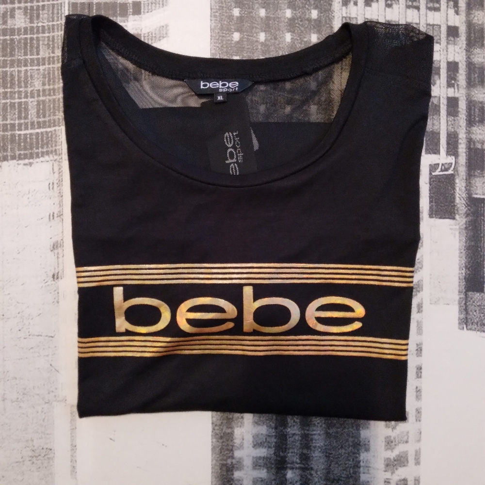 Bebe sport Round-Neck Womens T-Shirt